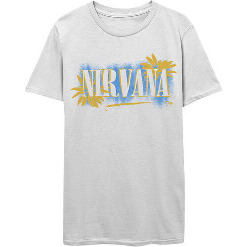 textil Camisetas manga larga Nirvana All Apologies Blanco