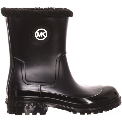 Zapatos Mujer Botas de agua MICHAEL Michael Kors 40F2MNFB6Q-BLACK-WHITE Negro