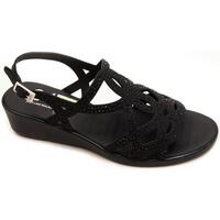 Zapatos Mujer Sandalias 24 Hrs 26035 Negro
