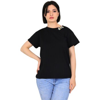 textil Mujer Camisetas manga corta Zahjr 53538592 Negro
