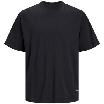 textil Hombre Camisetas manga corta Jack & Jones 12253999-Black Negro