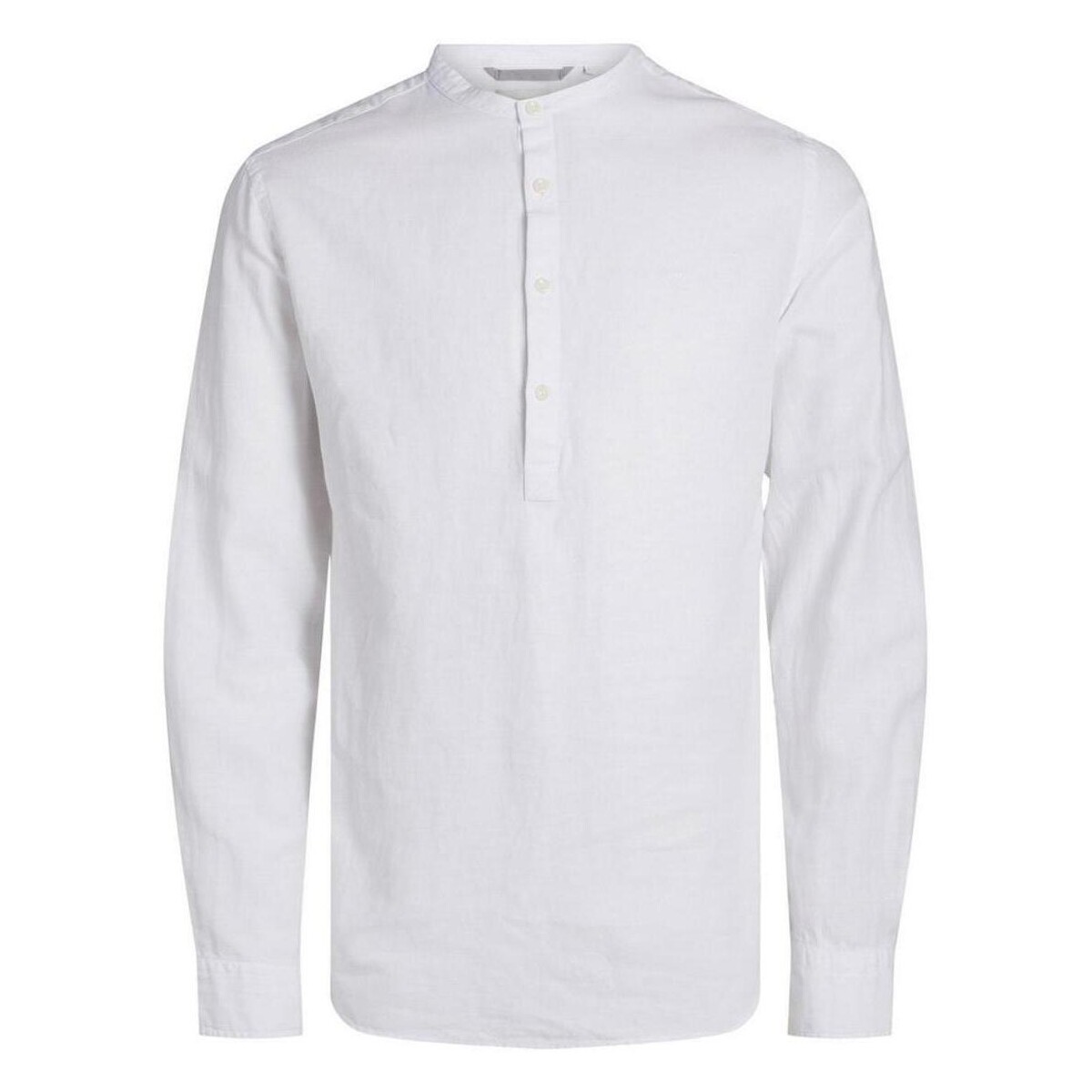 textil Hombre Camisas manga larga Jack & Jones 12251025-Bright Whit Blanco
