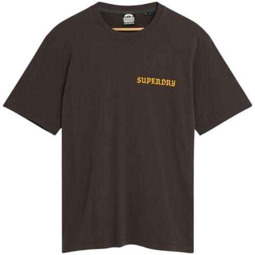 textil Hombre Camisetas manga corta Superdry M1011896B-06A Negro