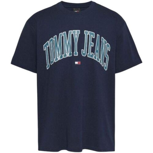 textil Hombre Camisetas manga corta Tommy Hilfiger DM0DM18558C1G Azul