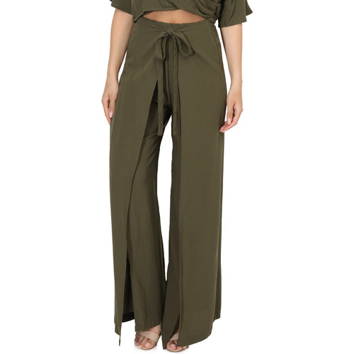 textil Mujer Pantalones La Modeuse 70877_P165993 Verde
