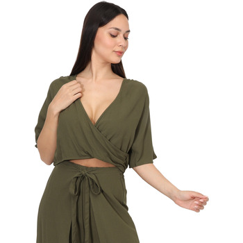 textil Mujer Tops / Blusas La Modeuse 70880_P165999 Verde