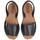 Zapatos Mujer Sandalias Popa Menorquina Plataforma Rosario Bombay Negro Negro