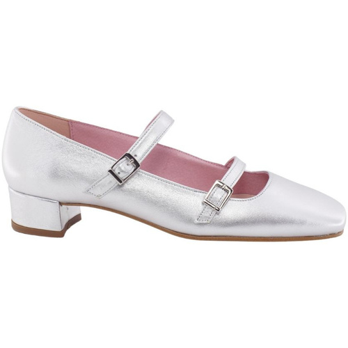 Zapatos Mujer Bailarinas-manoletinas Escoolers BAILARINA MARY JANE PIEL  DOROTHY E2327T Plata