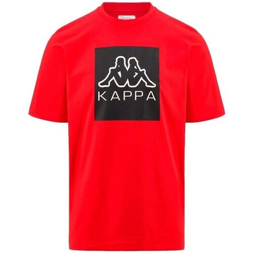 textil Hombre Camisetas manga corta Kappa EDIZ Rojo