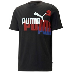textil Hombre Camisetas manga corta Puma ESS LOGO POWER Negro