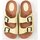 Zapatos Mujer Derbie & Richelieu Interbios Sandalias  7206 Limón Amarillo