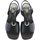 Zapatos Hombre Sandalias Escoolers SANDALIA DE PIEL CON TACON 12541 ÉLISE Negro