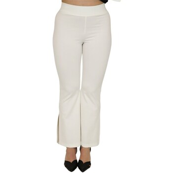 textil Mujer Pantalones fluidos Zahjr 53539194 Blanco