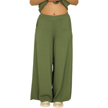 textil Mujer Pantalones fluidos Zahjr 53539102 Verde