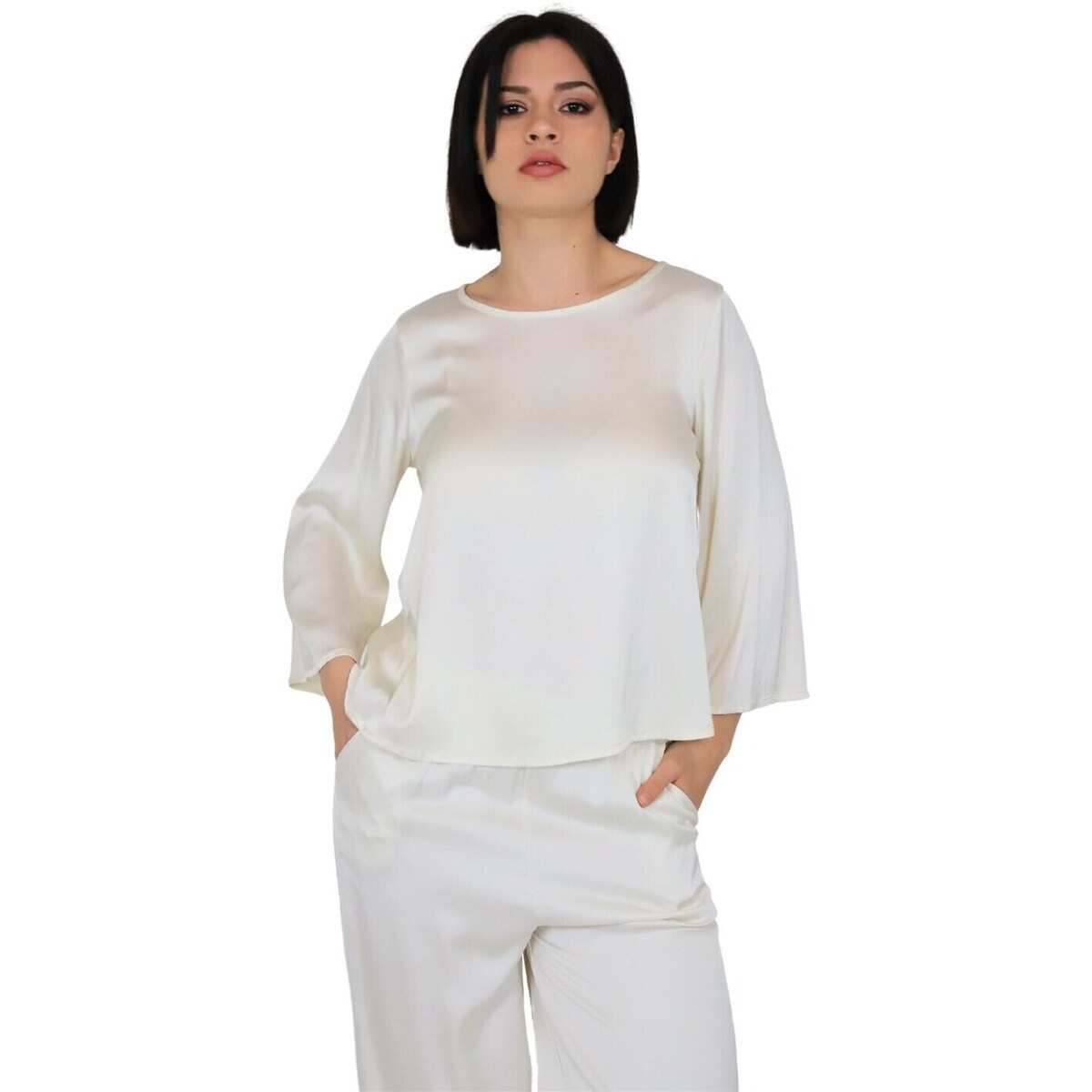 textil Mujer Tops / Blusas Zahjr 53539097 Blanco