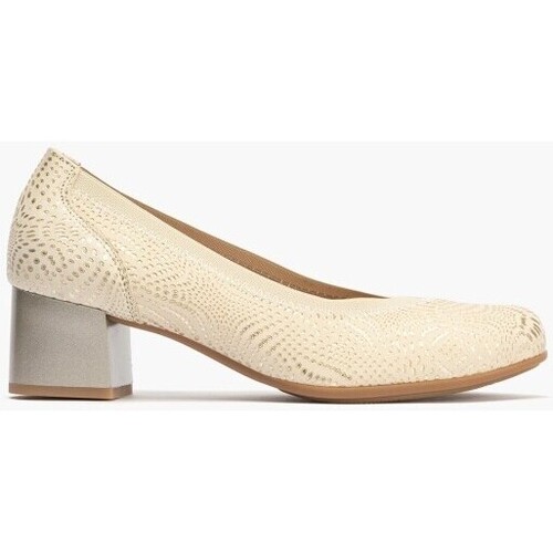 Zapatos Mujer Zapatos de tacón Pitillos Zapatos de salón de mujer el piel con ribete elástico con t Oro