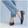 Zapatos Mujer Zapatos de tacón Pitillos Bailarinas de mujer con piel picados y ribete elástico con Azul