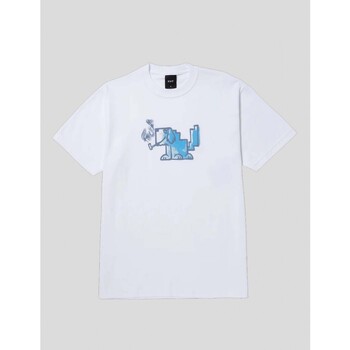 textil Hombre Camisetas manga corta Huf CAMISETA  MOD DOG TEE  WHITE Blanco