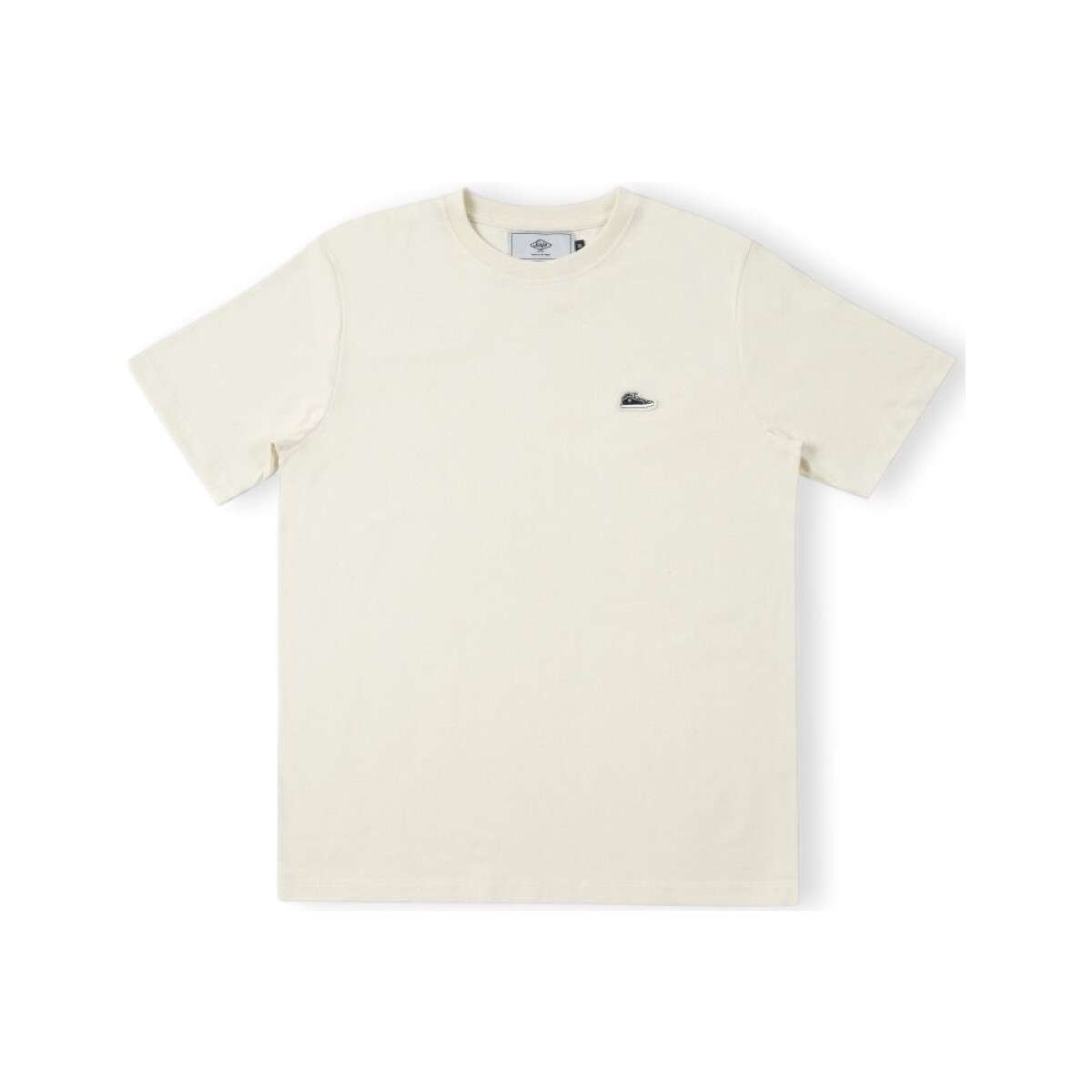 textil Hombre Tops y Camisetas Sanjo T-Shirt Patch Classic - Ecru Beige