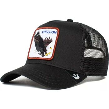 Accesorios textil Gorra Capslab Gorra Negra Águila Freedom de Goorin Bro Negro