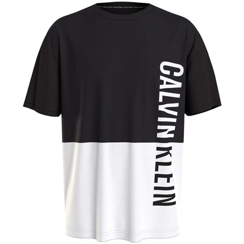 textil Hombre Camisetas manga corta Calvin Klein Jeans KM0KM00999 Negro