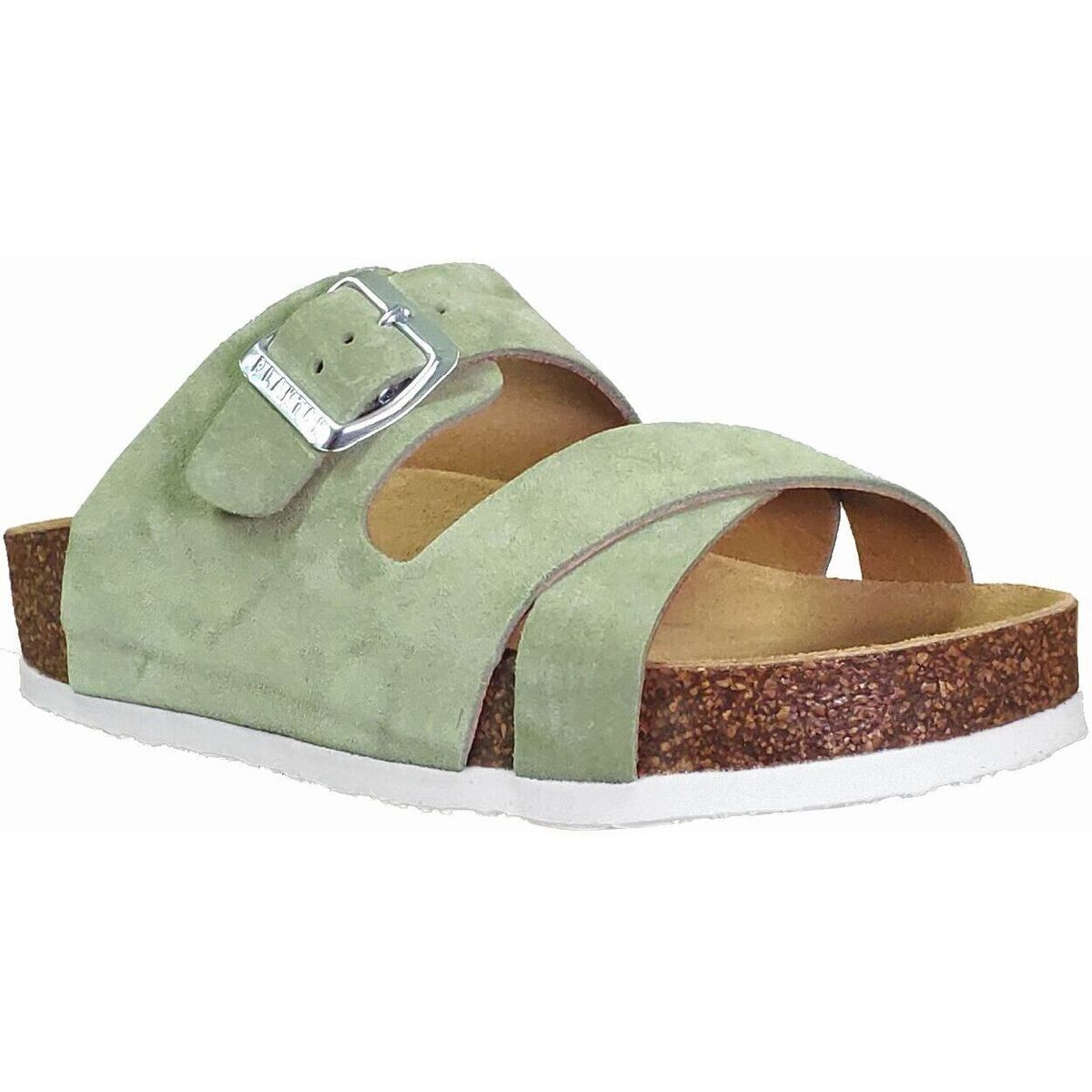 Zapatos Mujer Zuecos (Mules) Plakton Cp boludo Verde
