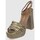 Zapatos Mujer Sandalias KG by Kurt Geiger SANDALIA  PIERRA PLATFORM ORO Oro