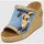 Zapatos Mujer Sandalias Mou ALPARGATA  WEDGE MONOBRAMA RAFFIA AZUL Azul