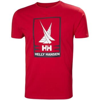 textil Hombre Camisetas manga corta Helly Hansen 34222_163 Rojo