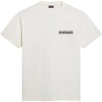 textil Hombre Camisetas manga corta Napapijri NP0A4HTVN1A1 Blanco