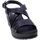 Zapatos Mujer Sandalias Enval Sandalo Donna Nero 5783500 Negro