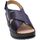 Zapatos Mujer Sandalias Enval Sandalo Donna Nero 5783700 Negro