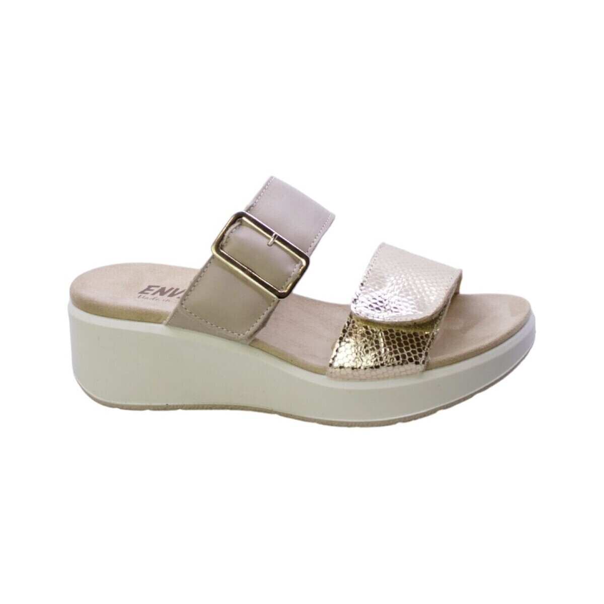 Zapatos Mujer Sandalias Enval Mules Donna Oro 5796122 Oro