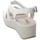 Zapatos Mujer Sandalias Enval Sandalo Donna Bianco 5783511 Blanco