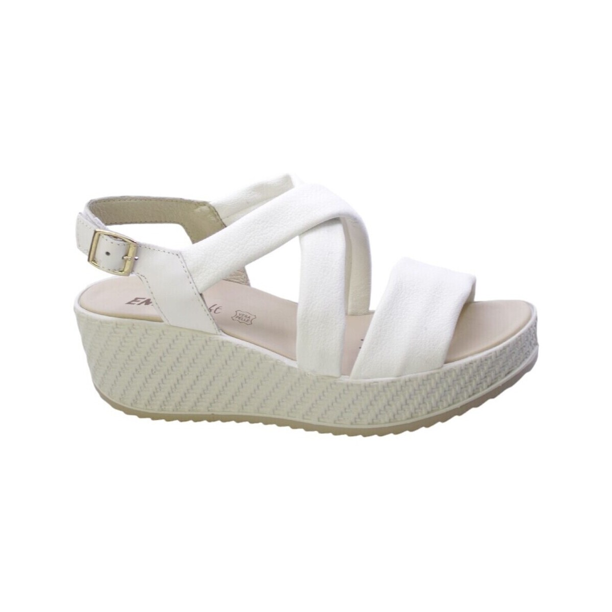 Zapatos Mujer Sandalias Enval Sandalo Donna Bianco 5783511 Blanco