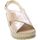Zapatos Mujer Sandalias Enval Sandalo Donna Taupe Laminato 5783733 Beige