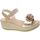 Zapatos Mujer Sandalias Enval Sandalo Donna Beige 5783833 Beige