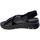 Zapatos Mujer Sandalias Enval Sandalo Donna Nero 5793500 Negro