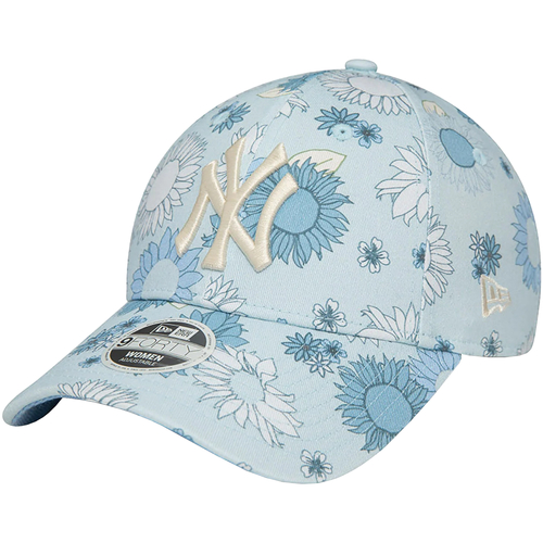 Accesorios textil Mujer Gorra New-Era 9FORTY New York Yankees Floral All Over Print Cap Azul