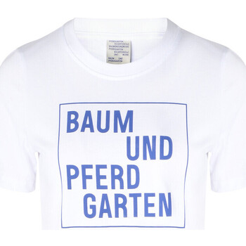 textil Mujer Tops y Camisetas Baum Und Pferdgarten Camiseta  blanco con estampado azul Otros