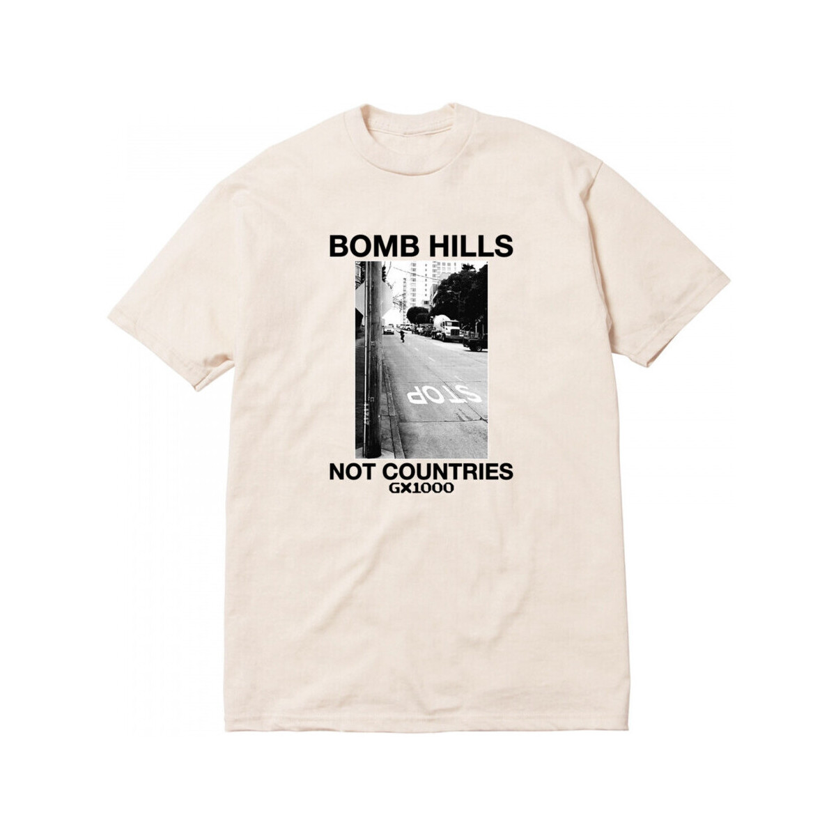 textil Hombre Tops y Camisetas Gx1000 T-shirt bomb hills Beige