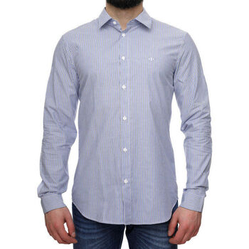 textil Hombre Camisas manga larga EAX 3DZC16ZN4SZ Azul
