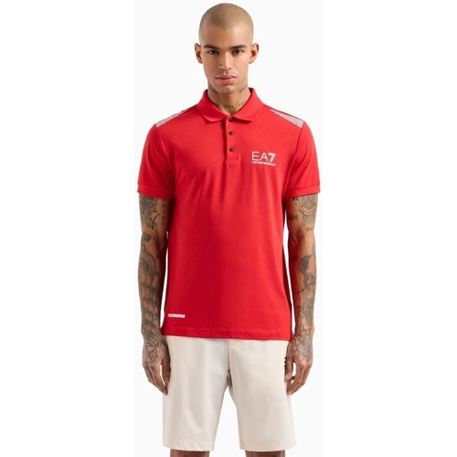 textil Hombre Tops y Camisetas Emporio Armani EA7 3DPF51PJULZ Rojo