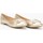 Zapatos Mujer Bailarinas-manoletinas Keslem 34103 ORO