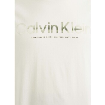 Calvin Klein Jeans Diffused Logo T-Shir Beige