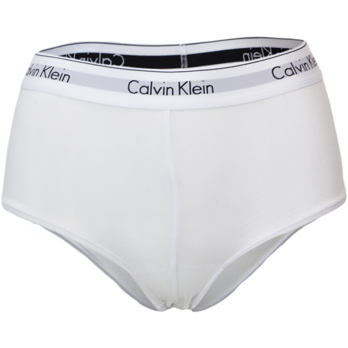 Ropa interior Mujer Culote y bragas Calvin Klein Jeans Women Boyshort F3788E Blanco