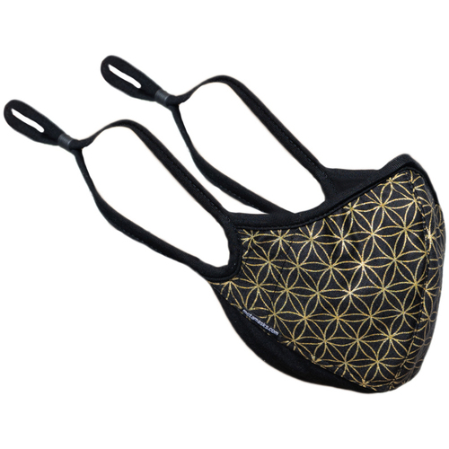Accesorios textil Mujer Mascarilla Metamasks FILTRO FISSO FLOWER OF LIFE DONNA Oro
