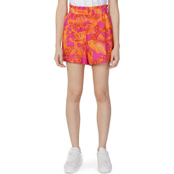 textil Mujer Shorts / Bermudas Only ONLALMA LIFE VIS HW SHORTS AOP PTM - 15222552 Naranja