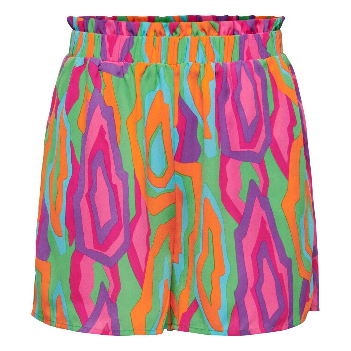 textil Mujer Shorts / Bermudas Only ONLALMA LIFE VIS HW SHORTS AOP PTM - 15222552 Otros