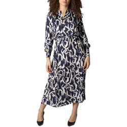 textil Mujer Vestidos cortos Vila VICORBA L/S MIDI SHIRT DRESS/SU - 14071750 Azul